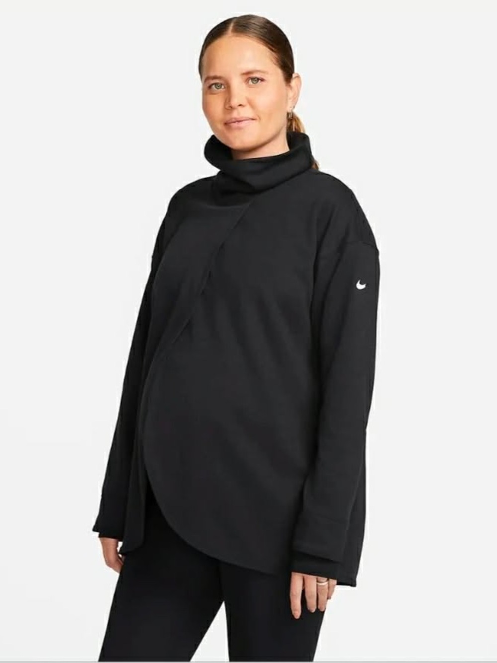 Nike Reversible Pullover Maternity Top- 'Black' - Women's size MEDIUM